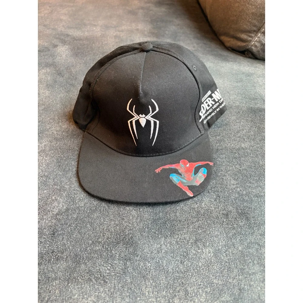 Marvel Spider-Man Brand New Day Little Caesars Promo Snapback Hat Black Cap - Picture 3 of 8